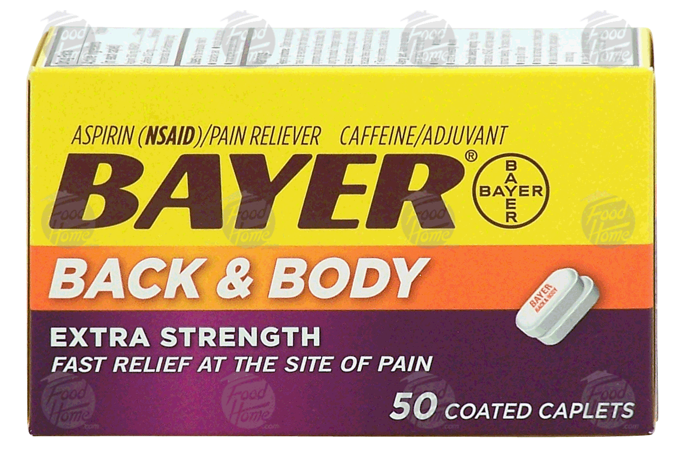 Bayer Back & Body extra strength aspirin, pain reliever, coated caplets Full-Size Picture